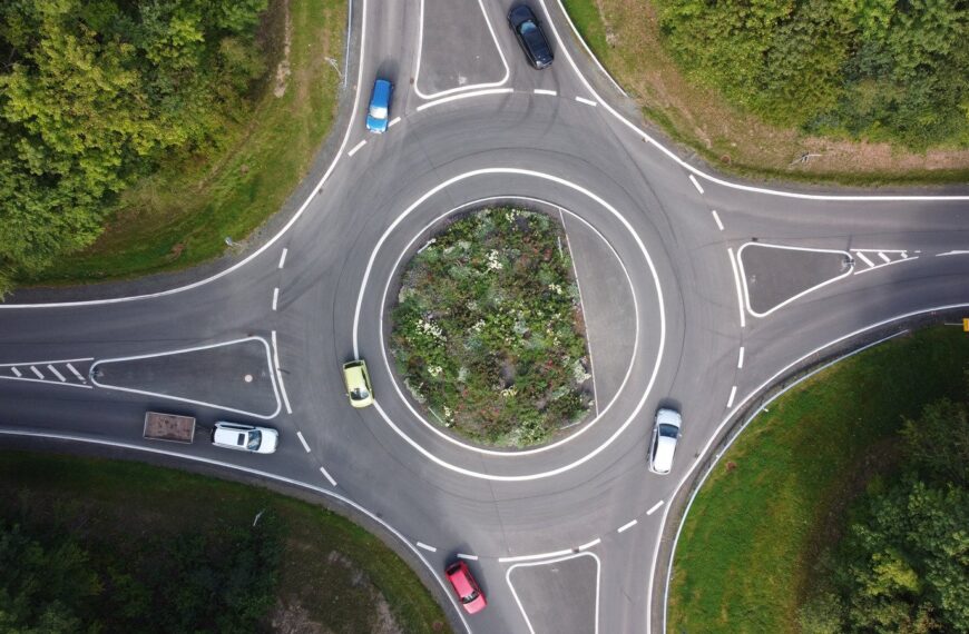 Zasady jazdy na rondzie w Polsce.